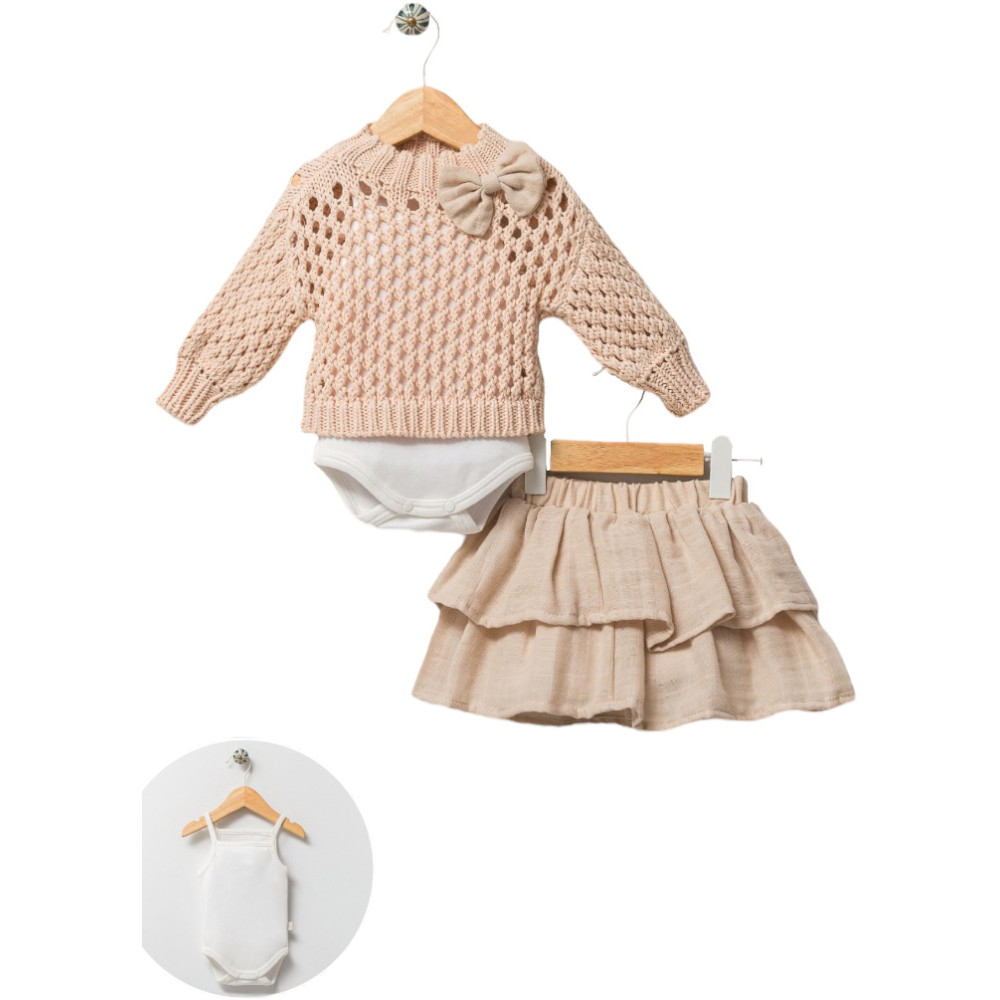 Set sweater+skirt+body