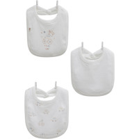 Bibs set 3pcs (pack of 4 sets), series FIRST CAR