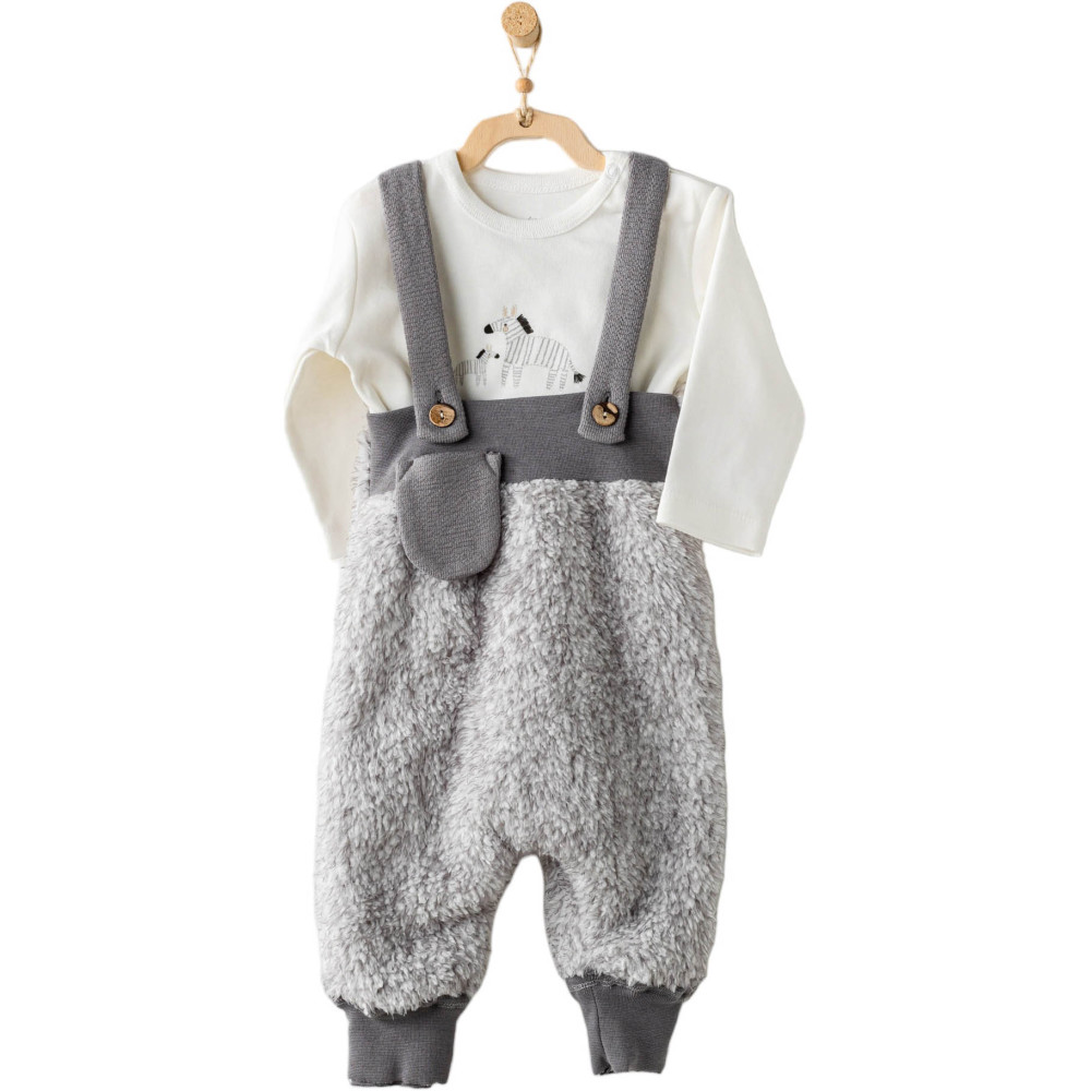 Set sweater+overalls, series LITTLE ZEBRA