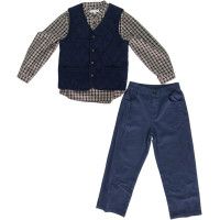 Set shirt+vest+pants