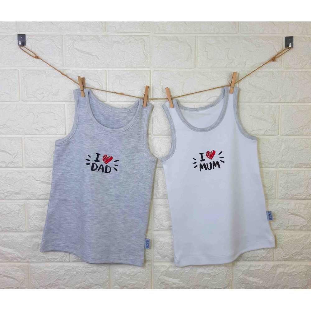 Tank tops set 2pcs (pack of 5 sets) 