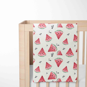 Muslin blanket. Print: Watermelon.