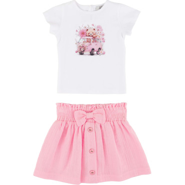 Set T-shirt+skirt