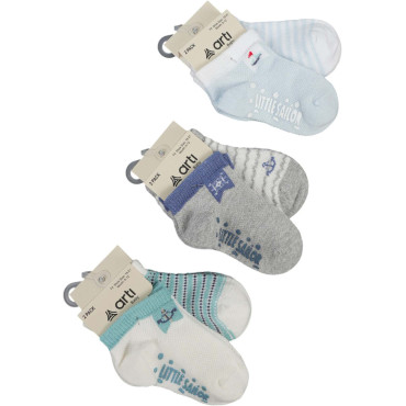 Socks cotton set 2 pairs (pack of 6 sets) Rocky