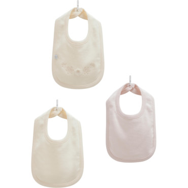 Bibs set 3pcs (pack of 4 sets), series LOVE HUGS
