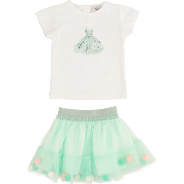 Set T-shirt+skirt