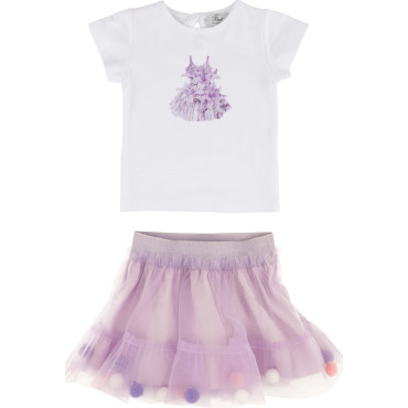 Set T-shirt+skirt