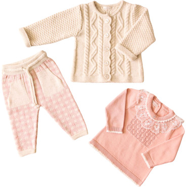 Set sweater+sweater+pants