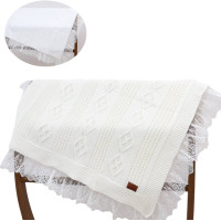 Blanket knitted+blanket cotton