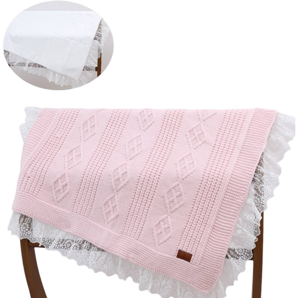 Blanket knitted+blanket cotton