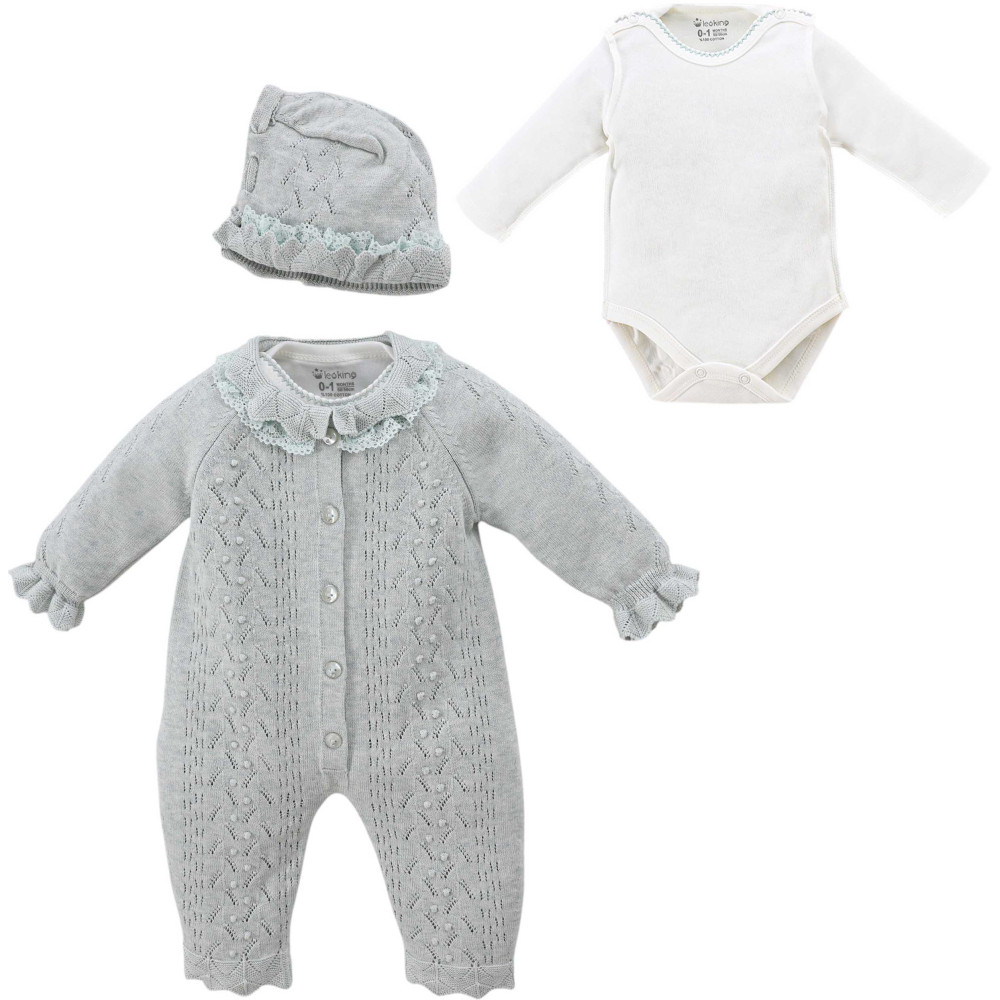 Set body+overalls+hat