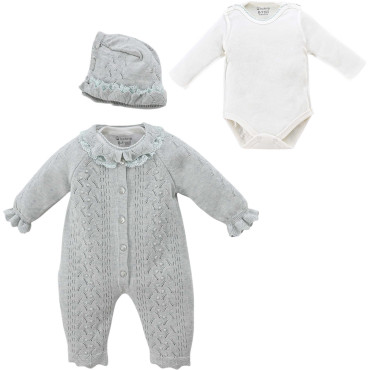 Set body+overalls+hat