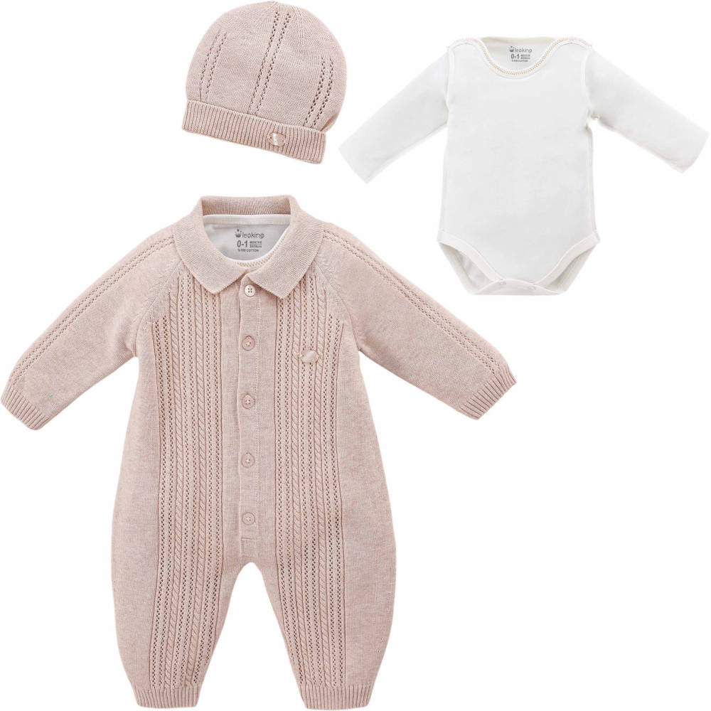 Set body+overalls+hat