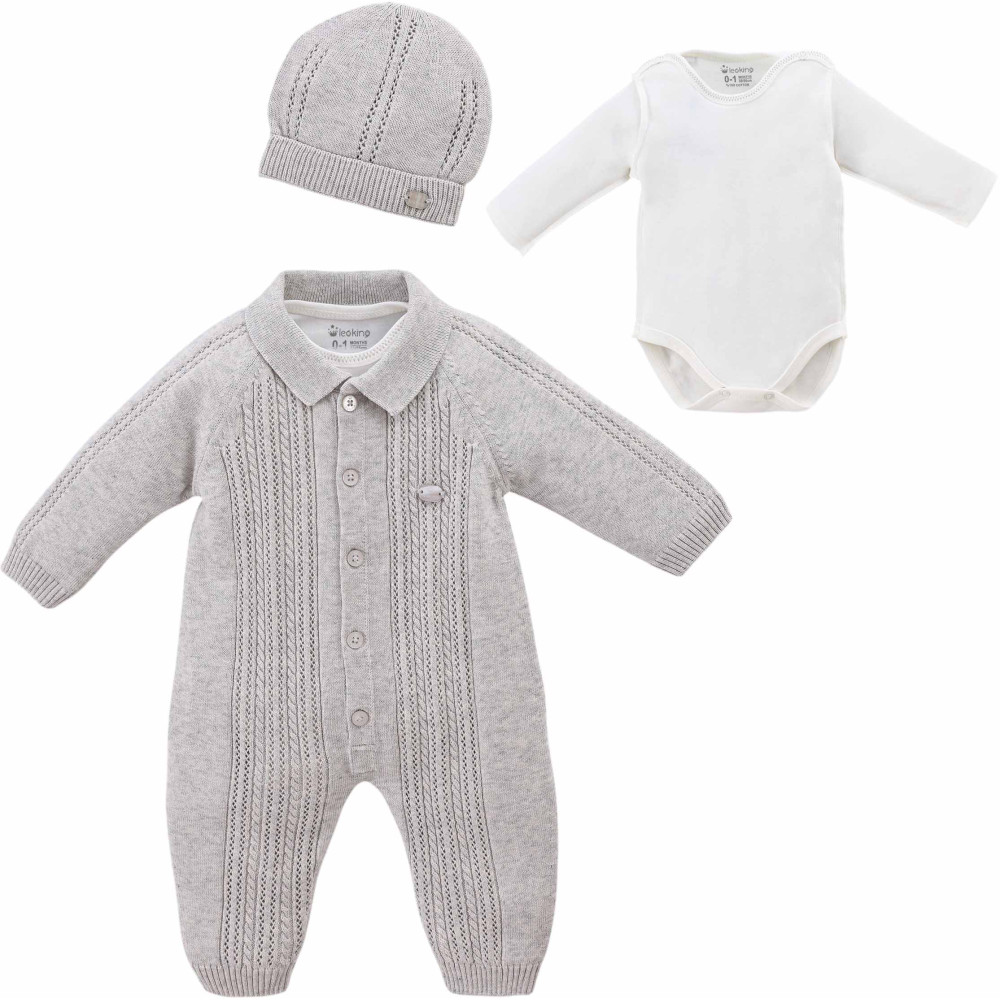 Set body+overalls+hat