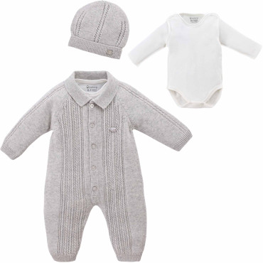 Set body+overalls+hat