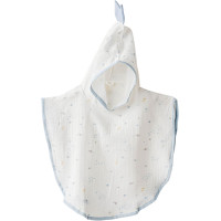 Poncho, series OCEAN IS MY PLACE MUSLIN