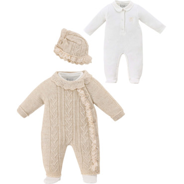 Overalls  knitted+overalls  knitted+hat