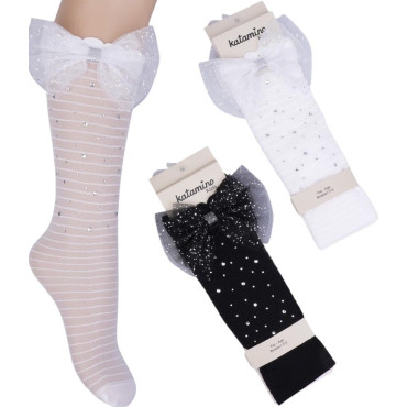 Knee high socks nylon Marina