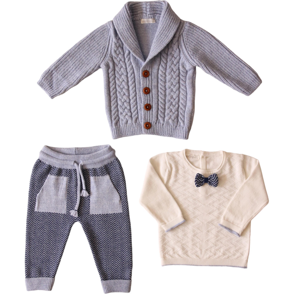 Set sweater+sweater+pants