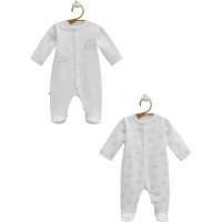 Overalls set 2pcs (pack of 2 sets), series FIRST CAR