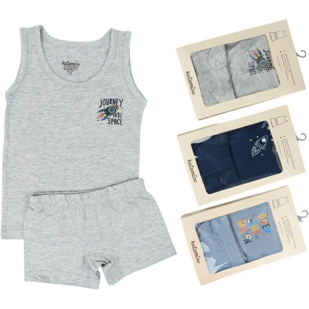 Set tank top+briefs Journey