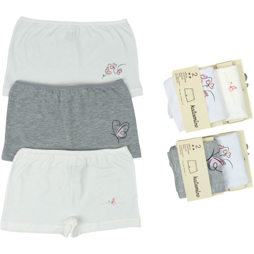 Set panties 2pcs (pack of 6 sets) Orkide