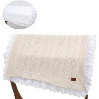 Blanket knitted+blanket cotton