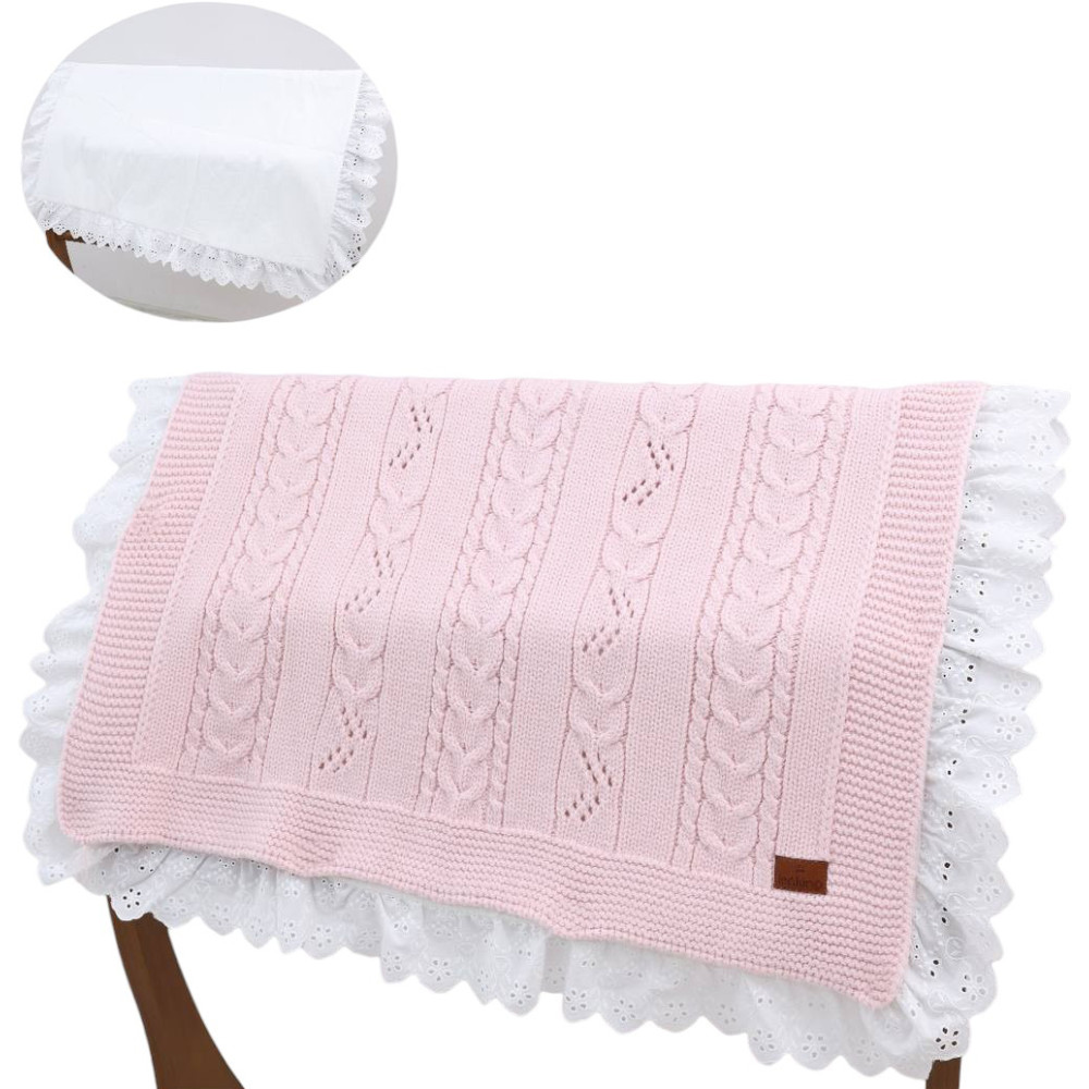 Blanket knitted+blanket cotton