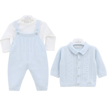 Set overalls+body+sweater