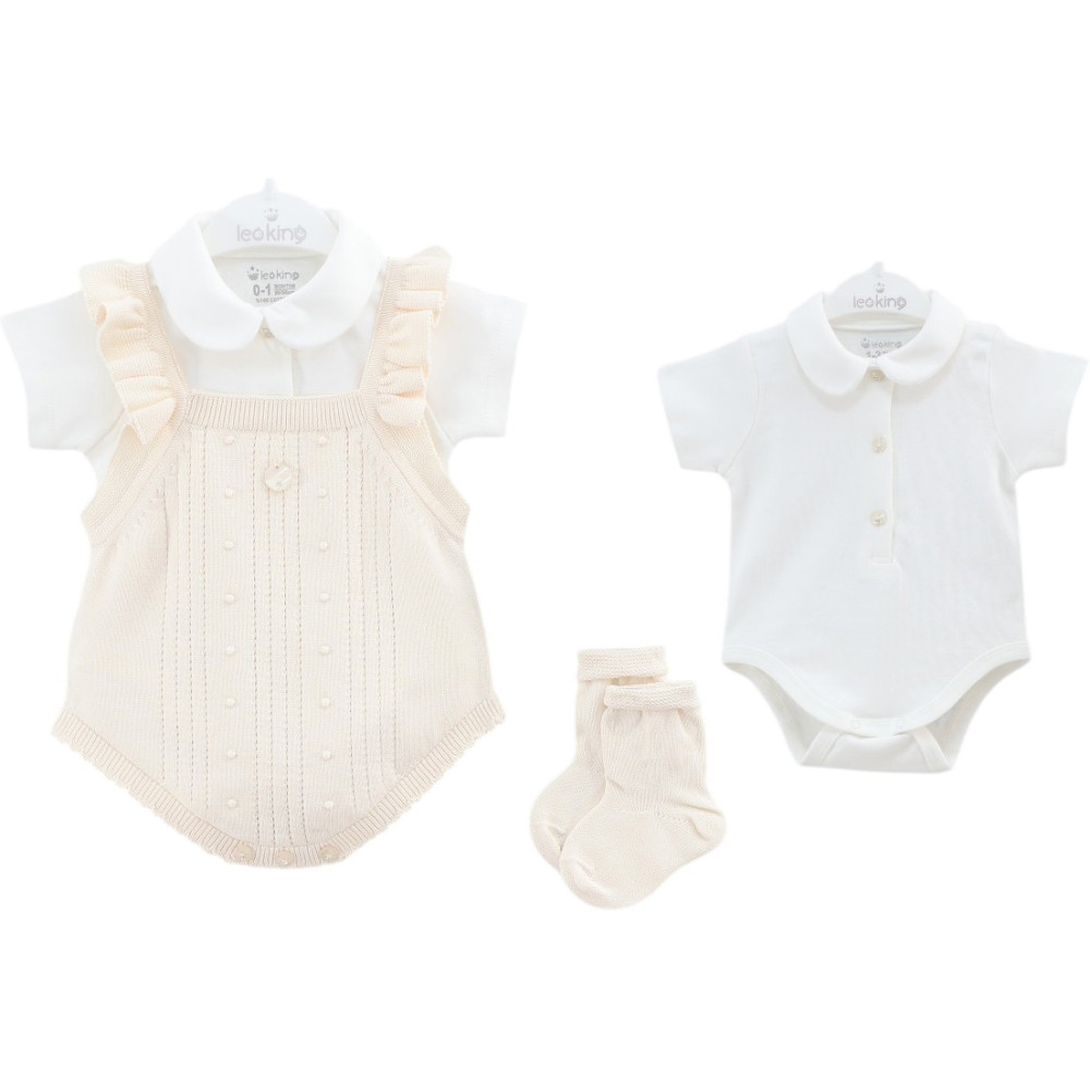 Set overalls+body+socks