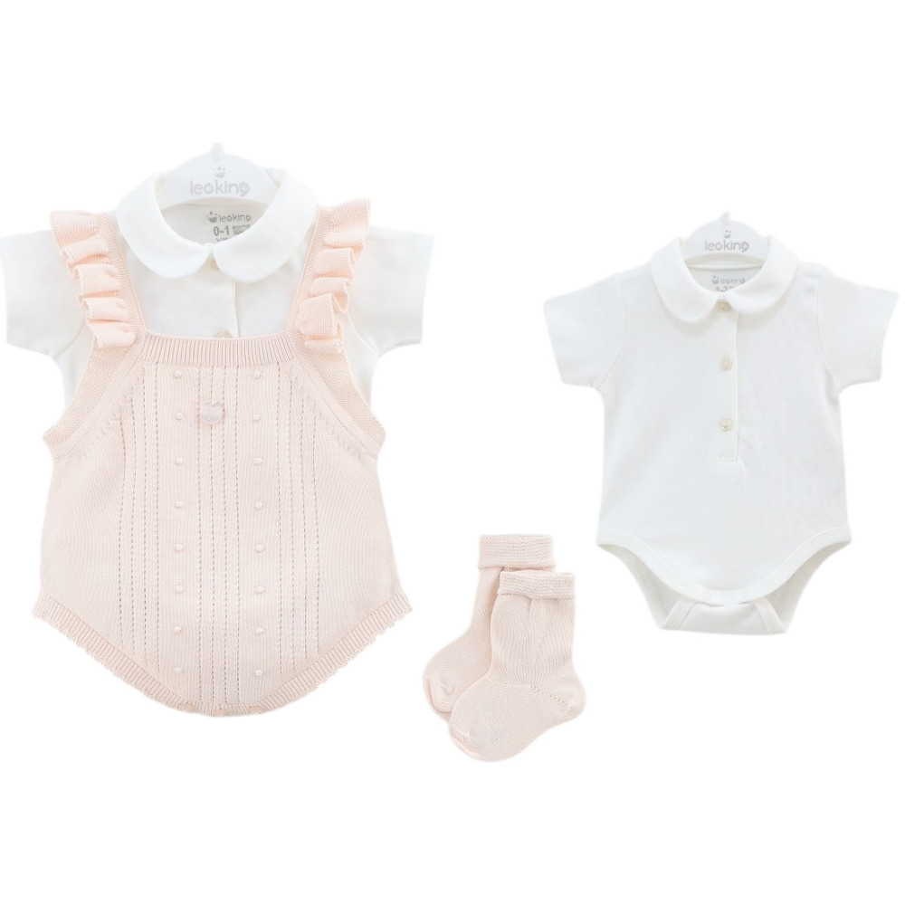 Set overalls+body+socks