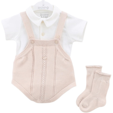 Set overalls+body+socks