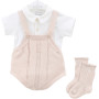 Set overalls+body+socks