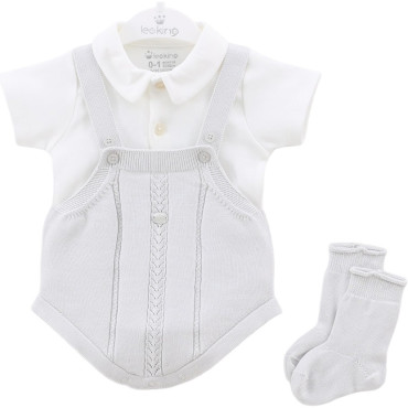 Set overalls+body+socks