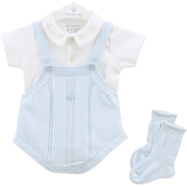 Set overalls+body+socks