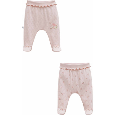 Pants set 2pcs (pack of 4 sets), series ALL TIME GIRL. (Ready)