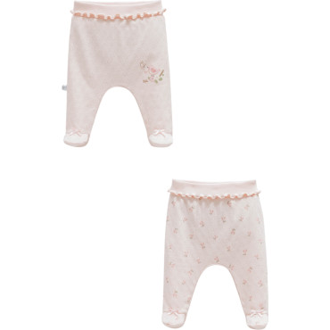 Pants set 2pcs (pack of 4 sets), series ALL TIME GIRL. (Ready)