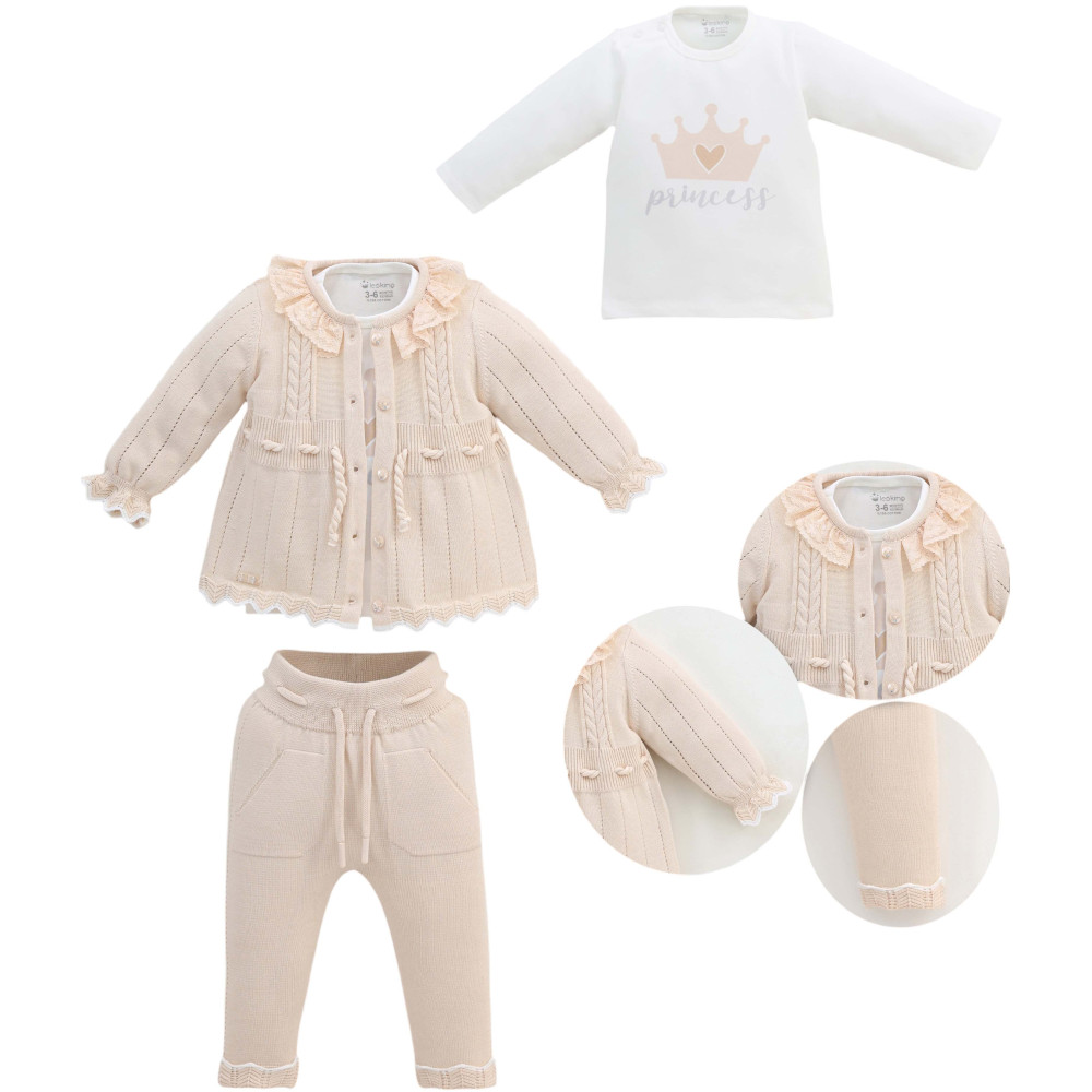 Set sweater+sweater+pants