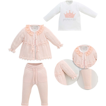 Set sweater+sweater+pants