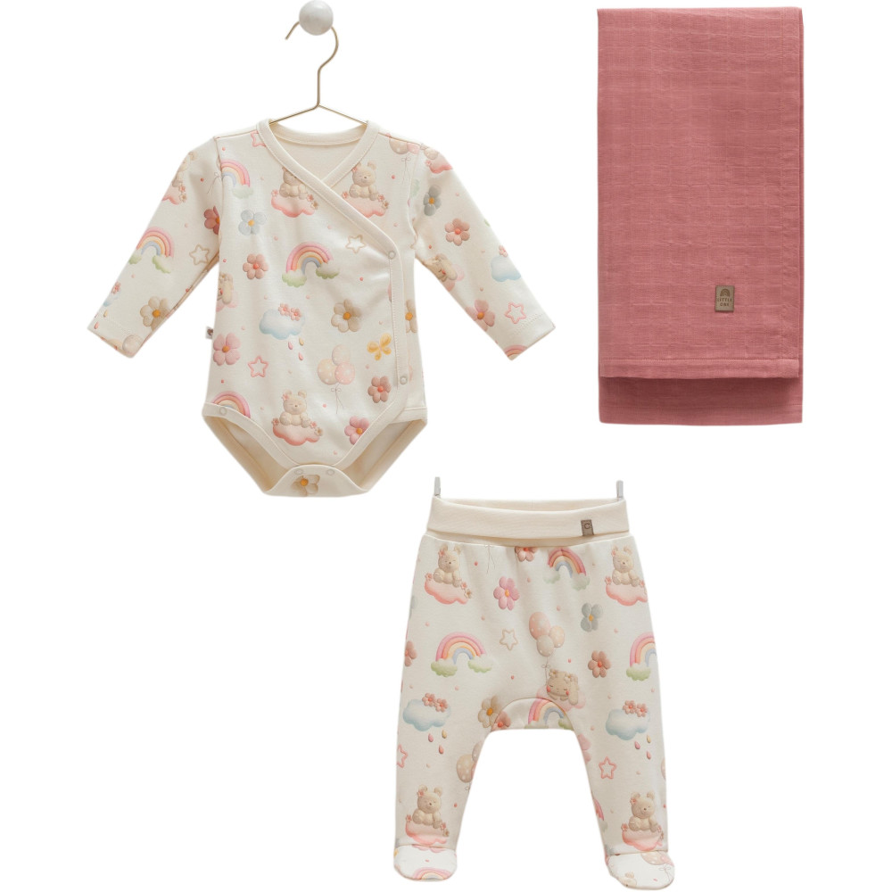 Set sweater+vest+blanket, series BASIC