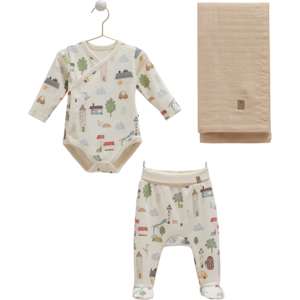 Set sweater+vest+blanket, series BASIC