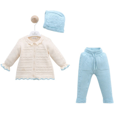 Set sweater+pants+hat