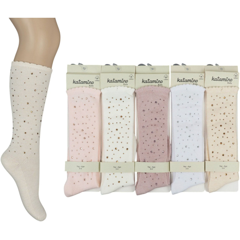Knee high socks cotton Metola