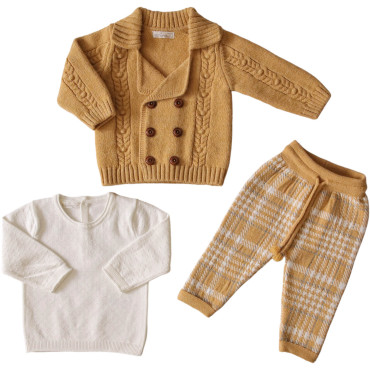 Set sweater+sweater+pants