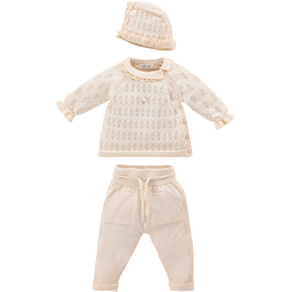 Set sweater+pants+hat