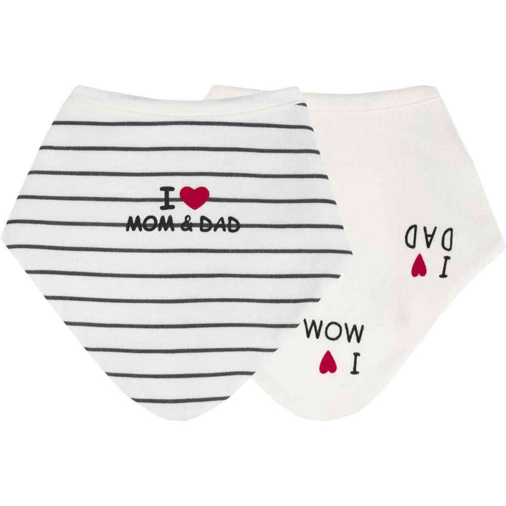 Bibs set 3pcs (pack of 6 sets) 