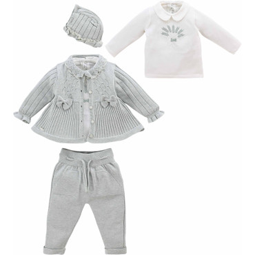 Set sweater+sweater+pants+hat