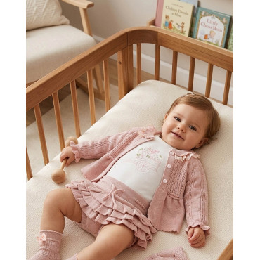 Set: Sweatshirt + Bodysuit + Shorts + Knee-High Socks