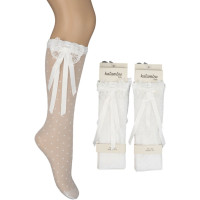 Knee high socks nylon Kamelya