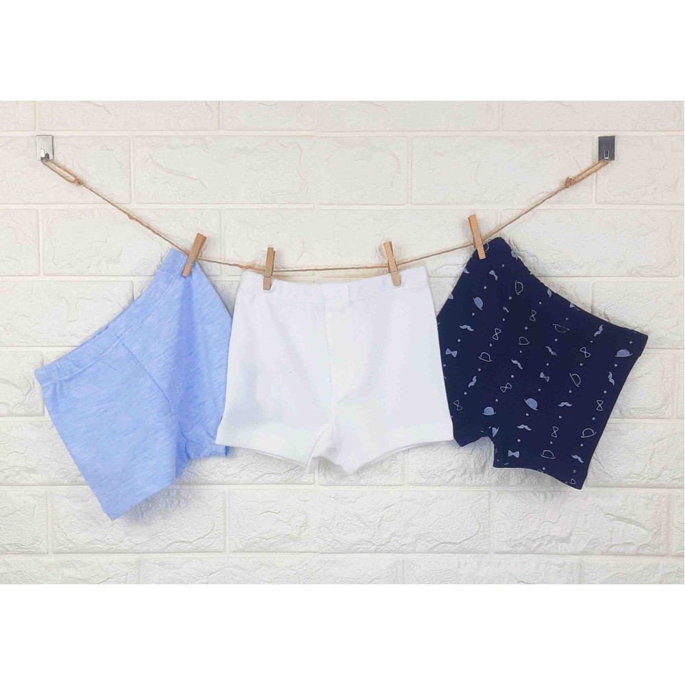 Girl's panties set 3pcs (pack of 5 sets) 